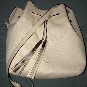 Kate Spade cross body bucket bag